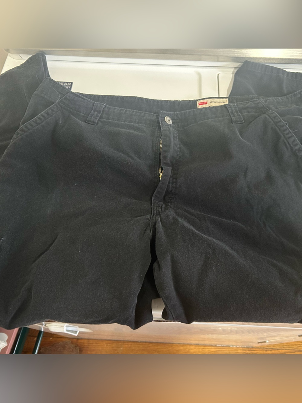 Wrangler Black Cargo Pants